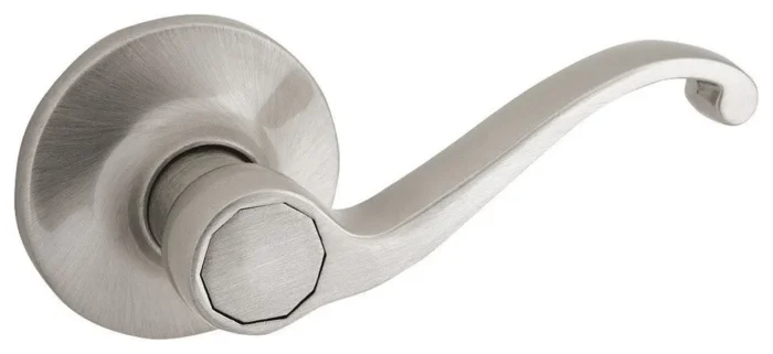 Design House 781815 Scroll Series Dummy Lever - Satin Nickel - Image 1