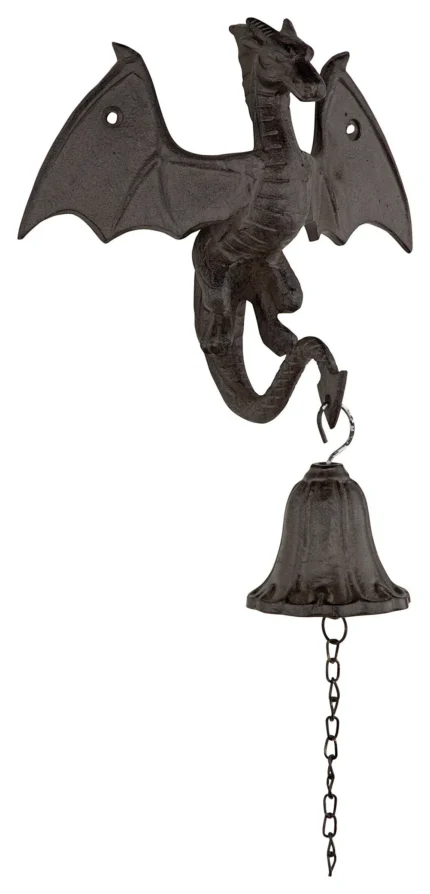 Design Toscano Cast Iron Dragon Doorbell