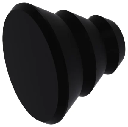 Designer Cabinet Knob, Matte Black