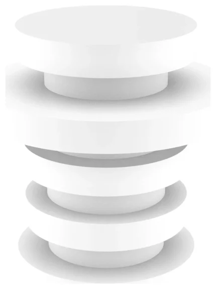 Designer Cabinet Knob, Matte White