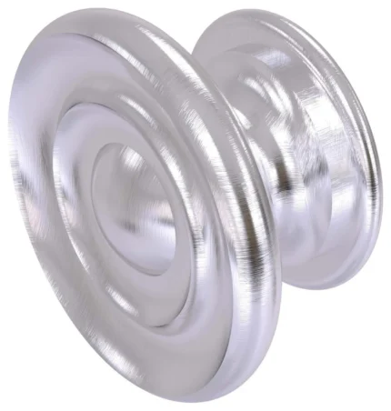 Designer Cabinet Knob, Satin Chrome