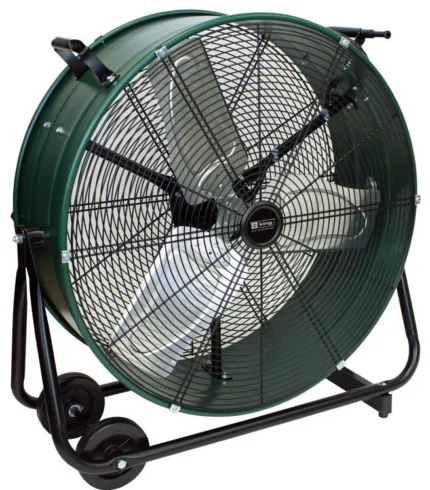 DFC-24D-S 24" Direct Drive Drum Fan, Swivel Base, 7300 CFM, 2 Speed