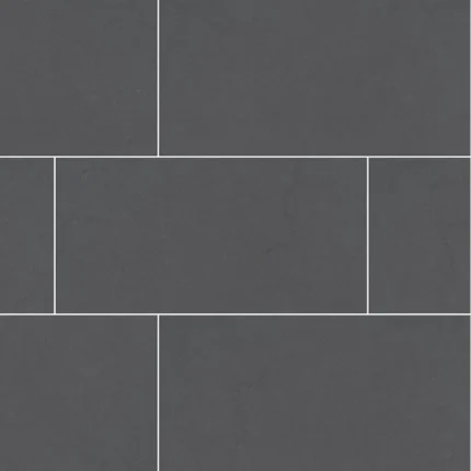 Dimensions Graphite Matte Porcelain Tile, Sample