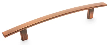 Diversa Hardware Antique Copper Arched Cabinet Hardware, 5" (128mm) Hole Spacing