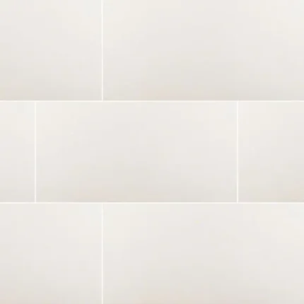 Domino White 12X24 Matte Porcelain Tile, 84 Sft