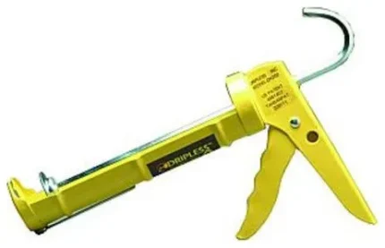 Dripless CH200 Cradle Hex Rod Caulk Gun, Yellow, 10 Oz