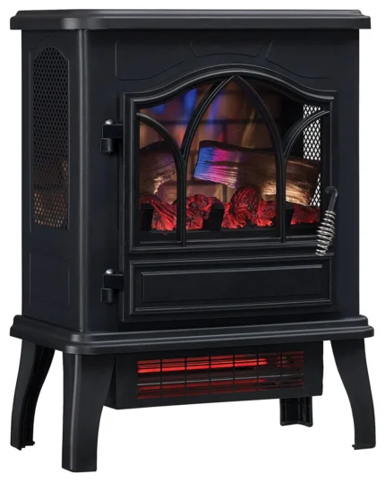 Duraflame 3D Black Infrared Electric Fireplace Stove - DFI-470-04