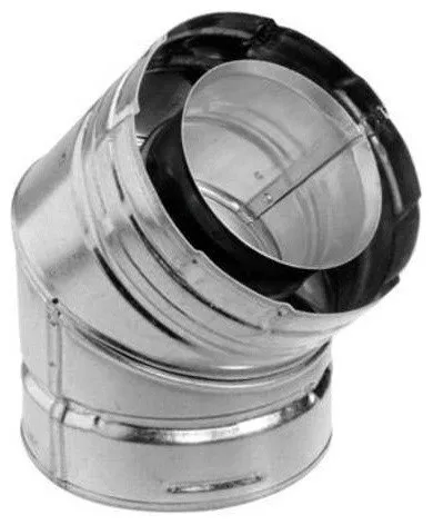 DuraVent 46DVA-E45 4" Inner Diameter - DirectVent Pro Direct Vent - Galvanized