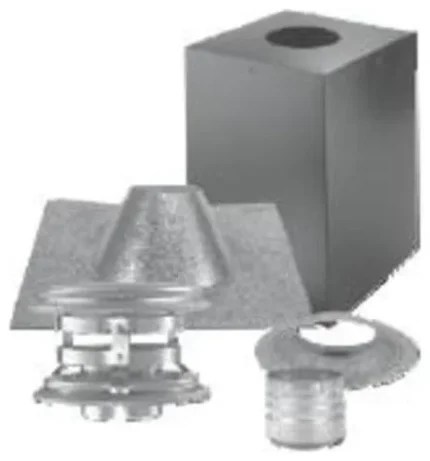 DuraVent 4PVP-KVB 4" Inner Diameter - PelletVent Pro Type L - Black and