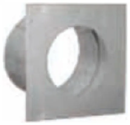 DuraVent 58DVA-WTU 5" x 8" Inner Diameter - DirectVent Pro Direct - Stainless