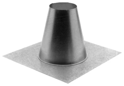 DuraVent 6GVFF Aluminum Tall Cone Flat Flashing - Aluminum