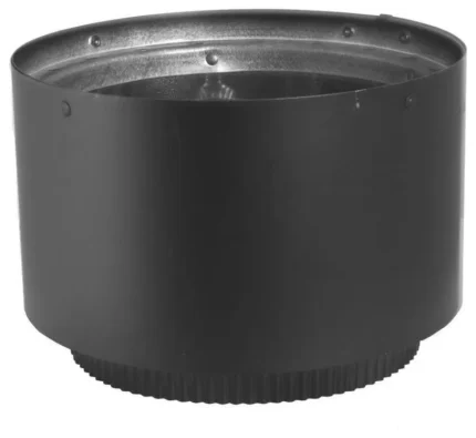 DuraVent 7DVL-AD 7" Inner Diameter - DVL Stove Pipe - Double Wall - Black