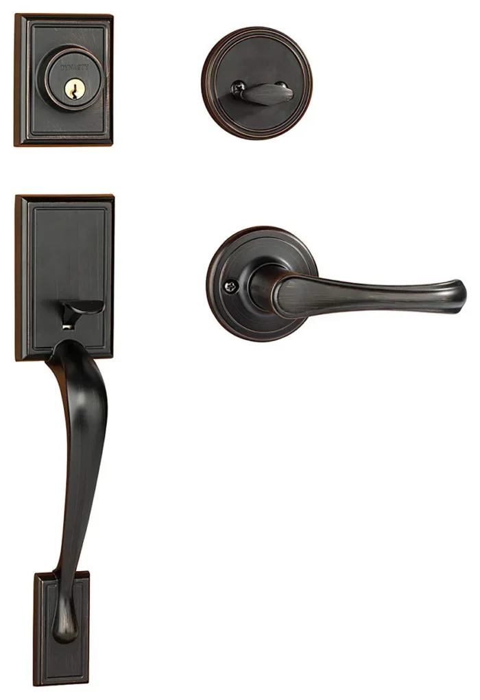 Dynasty Hardware RID-VAI-100-12P Ridgecrest Front Door Handleset - Image 1