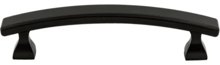 Elements 449-96 Hadly 3-3/4 Inch Center to Center Curved Square - Matte Black