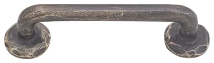 Emtek 86056 Sandcast Rod 4 Inch Center to Center Handle Cabinet - Medium Bronze