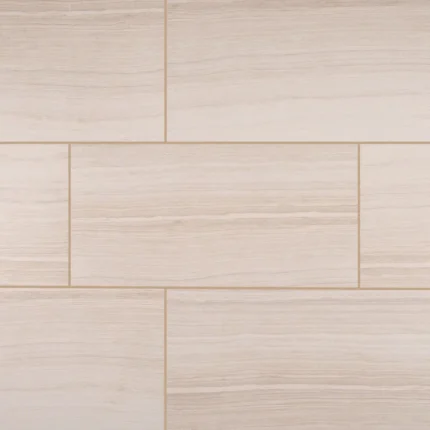 Eramosa White 12X24 Matte Porcelain Tile, 4x4 or 6x6 Sample