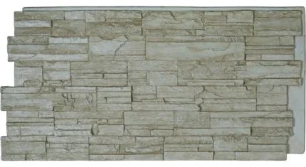 EverStone Cascade Faux Stone Panel, 48 5/8"W x 24 3/4"H x 1 1/4"D