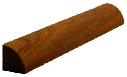 EWQR11 Quarter Round 1/2" x 1/2" Moulding Trim. Unfinished, Sapele Mahogany, 94
