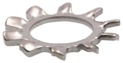 External Tooth Lock Washers 1/4in 400 Series Stainless Steel 25PK