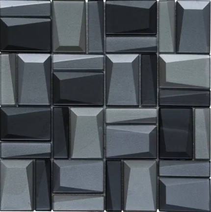 Facets Beveled Glass Mosaic, Marquise, Sample