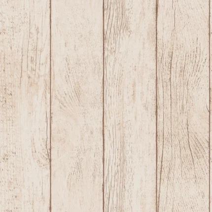 Farmhouse Planks Peel and Stick Wallpaper, Brown, Sample