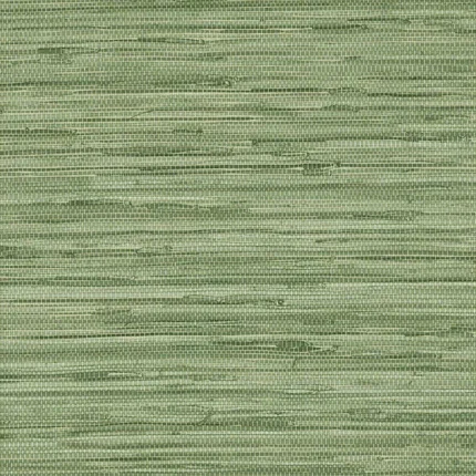 Faux Grasscloth Wallpaper, Green, Bolt