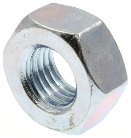 Finished Hex Nuts, Class 8 Metric M10-1.25 Zinc Plated Steel 10PK