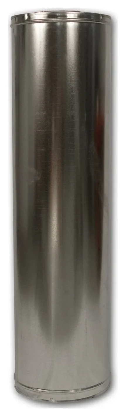 FMI 48-8DM Insulated Chimney Pipe, 48", Galvanized
