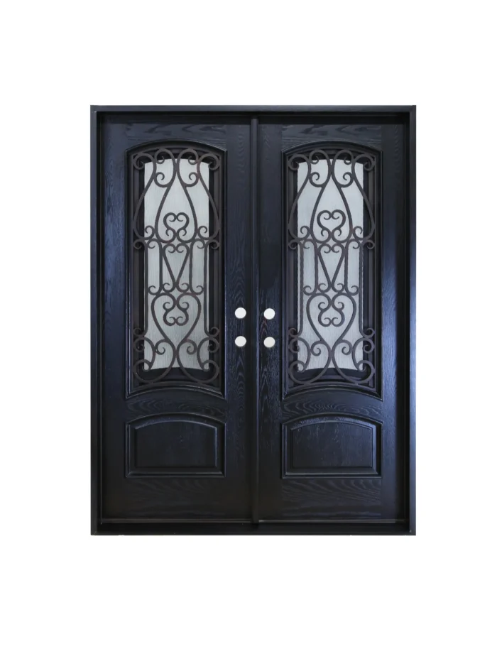 Forever Doors, Exterior Front Entry Composite Door AR04W, 60"x80", Left H - Image 1