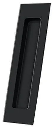 FP7178U19 Flush Pull, Rectangular, Solid Brass, 7" x 1-7/8" x 3/8" , Black