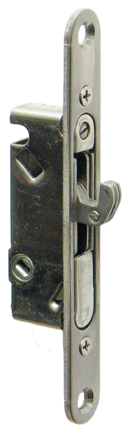FPL Sliding Door Lock, Stainless Steel, #14 Faceplate