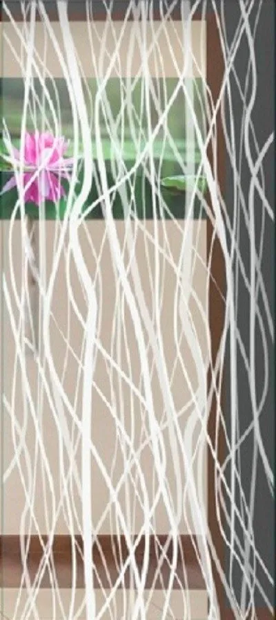 Frosted and Sandblasted Vine Glass Panel