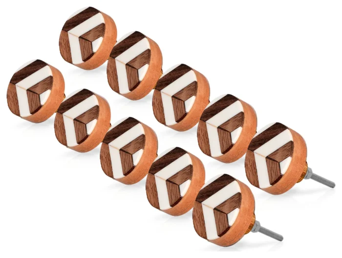 Fusion Arrow 1-1/2 in. Round Cabinet Knob, Pack of 10 - Image 1