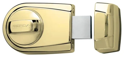 G200 Rim Lock, Polished Brass
