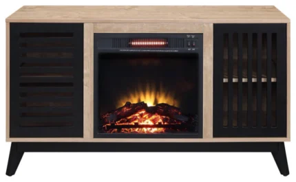 Gamaliel Fireplace, Oak Espresso