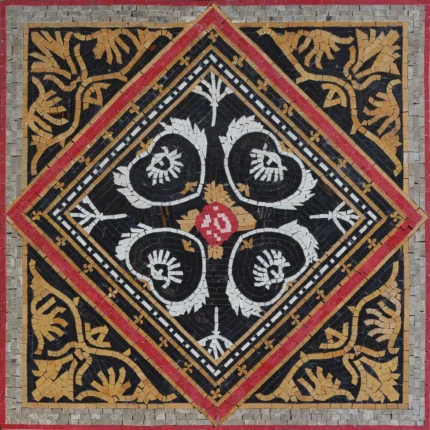 Geometric Mosaic Pattern, Eastonia, 24"x24"