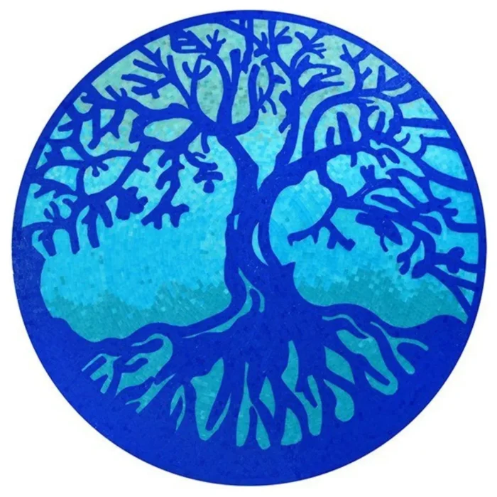 Glass Tree of Life Swimming Pool Mosaic - Image 1