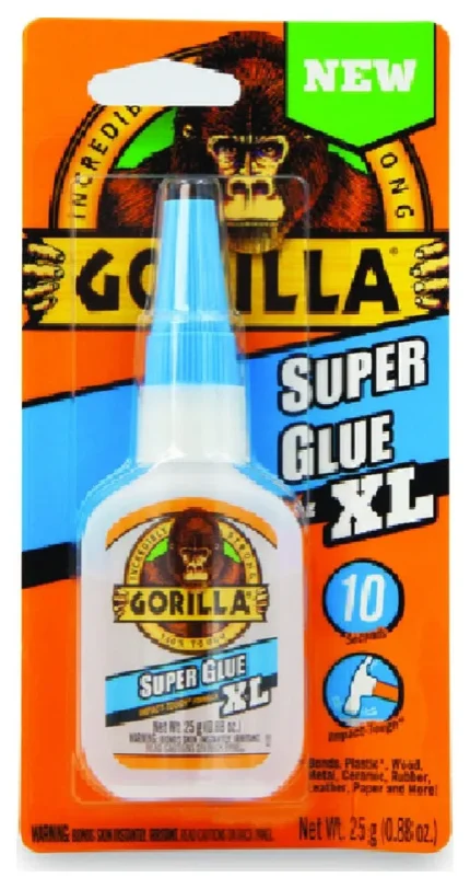 Gorilla 7400202 Super Glue XL High Strength Super Glue, 25 Grams