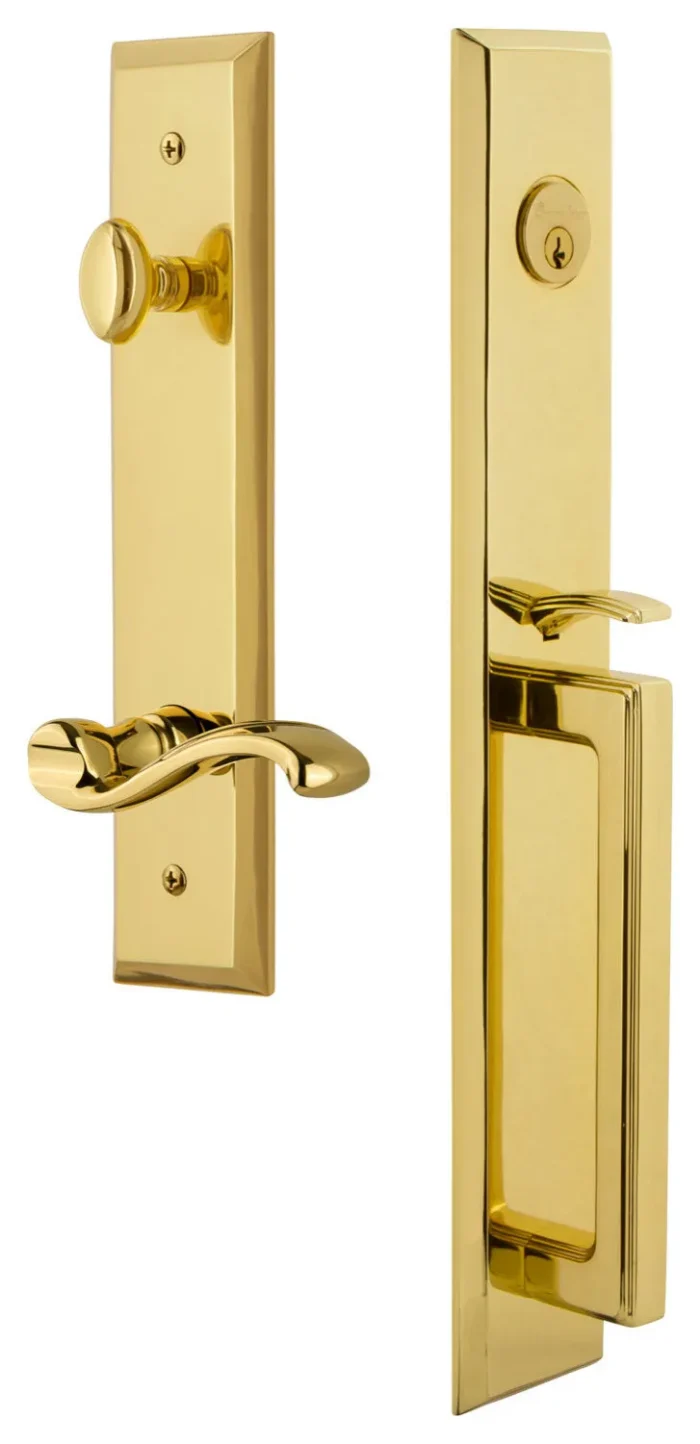 Grandeur FAVDGRPRT_ESET_238_RH Fifth Avenue Solid Brass Rose - Lifetime Brass - Image 1