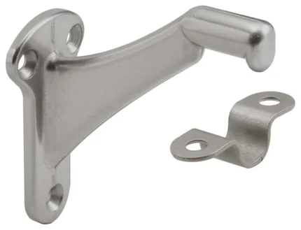 Hand Rail Bracket, Satin Nickel Plated, 2Pack