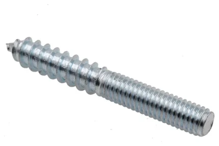 Hanger Bolts 3/8in-16 X 3in Plain Steel 10PK
