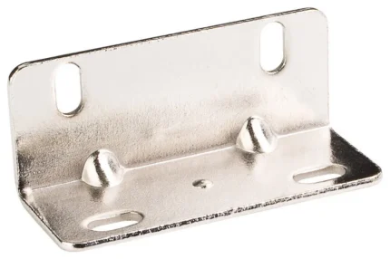 Hardware Resources 901 1-1/4 Inch Center to Center Angle Bracket - Nickel