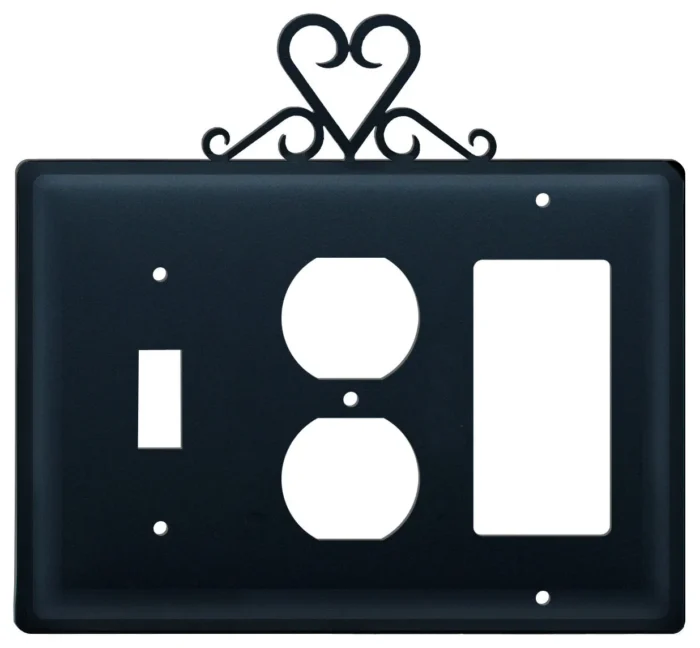 Heart Single Switch, Outlet and GFI Cover - Image 1