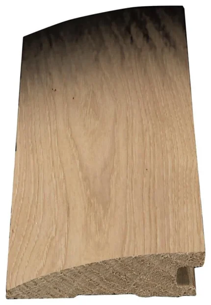 Hickory Flush Reducer, 1/2"x2"x78", Wood Molding Clairemont