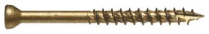 Hillman 48632 Star Drive Trim Screw, 2000-Hour Bronze, 2.5" x #8, 1 Lb