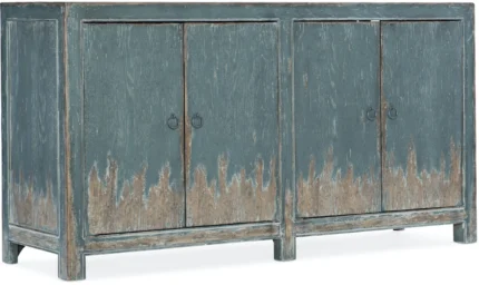 Hooker Furniture 5750-55460 Boheme 61"W 4 Door Belgian Rustic - Distressed