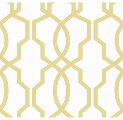 Hourglass Trellis Wallpaper
