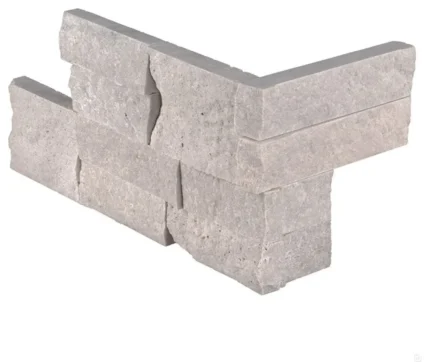 Iceland Gray 6x12x6 Split Face Corner Ledger Panel, Sample