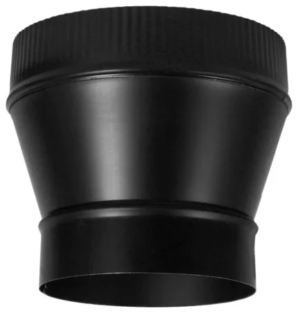Imperial BM0057 Flue Increaser, 24 Gauge, 4" x 5", Black