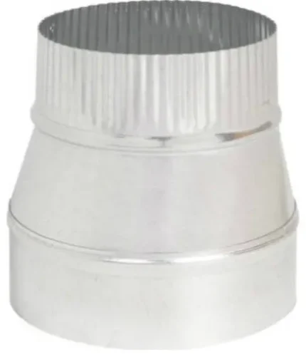 Imperial GV1349 Galvanized Taper Reducer, 24 Gauge, 6" x 5"